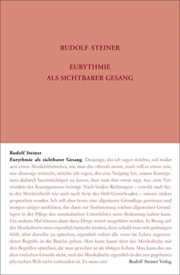 Abbildung von Steiner / Rudolf Steiner Nachlassverwaltung | Eurythmie als sichtbarer Gesang | 7. Auflage | 2016 | beck-shop.de