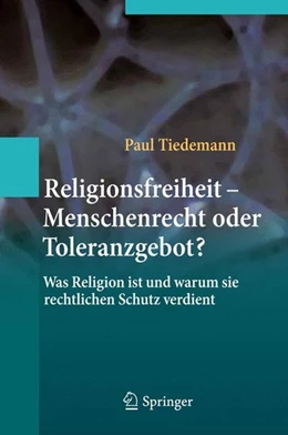 Abbildung von Tiedemann | Religionsfreiheit - Menschenrecht oder Toleranzgebot? | 1. Auflage | 2012 | beck-shop.de