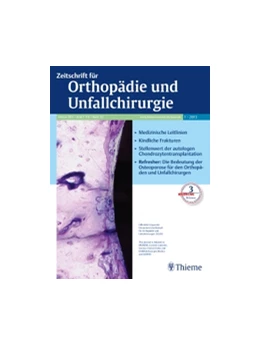 Abbildung von Zeitschrift für Orthopädie und Unfallchirurgie | 156. Auflage | 2018 | beck-shop.de