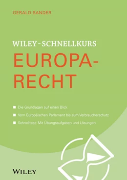 Abbildung von Sander | Wiley-Schnellkurs Europarecht | 1. Auflage | 2022 | beck-shop.de