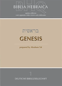 Abbildung von Tal | Biblia Hebraica Quinta (BHQ). Gesamtwerk zur Fortsetzung / Genesis | 1. Auflage | 2016 | beck-shop.de
