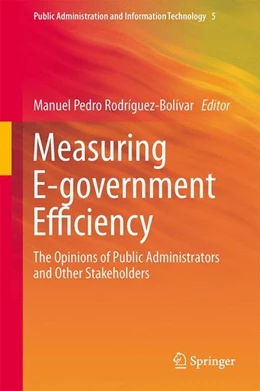 Abbildung von Rodríguez-Bolívar | Measuring E-government Efficiency | 1. Auflage | 2014 | beck-shop.de