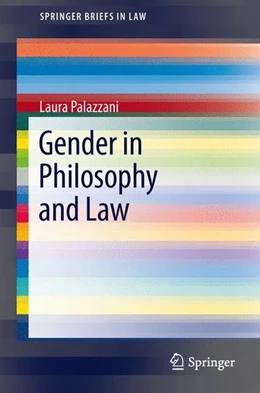 Abbildung von Palazzani | Gender in Philosophy and Law | 1. Auflage | 2012 | beck-shop.de
