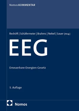 Abbildung von Reshöft / Schäfermeier | EEG | 5. Auflage | 2026 | beck-shop.de