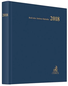 Abbildung von Beck'scher Juristen-Kalender 2018 | 1. Auflage | 2017 | beck-shop.de