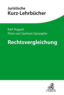 Abbildung von v. Sachsen Gessaphe | Rechtsvergleichung | 1. Auflage | 2023 | beck-shop.de