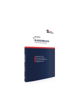 Abbildung von Klausurblock | 1. Auflage | 2016 | beck-shop.de