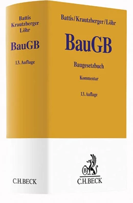 Abbildung von Battis / Krautzberger | Baugesetzbuch: BauGB | 13. Auflage | 2016 | beck-shop.de