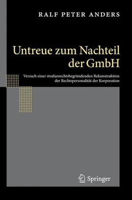 Abbildung von Anders | Untreue zum Nachteil der GmbH | 1. Auflage | 2012 | beck-shop.de
