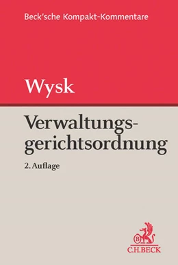 Abbildung von Wysk | Verwaltungsgerichtsordnung: VwGO | 2. Auflage | 2016 | beck-shop.de