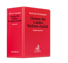Abbildung von Gesetze des Landes Sachsen-Anhalt Ergänzungsband | 10. Auflage | 2022 | beck-shop.de
