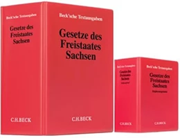 Abbildung von Gesetze des Freistaates Sachsen und Ergänzungsband (neu) des Freistaates Sachsen | 1. Auflage | 2016 | beck-shop.de