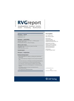 Abbildung von RVGreport | 1. Auflage | 2018 | beck-shop.de
