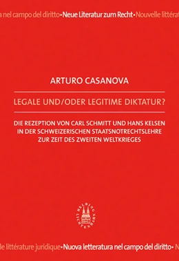 Abbildung von Casanova | Legale und/oder legitime Diktatur? | 1. Auflage | 2006 | beck-shop.de