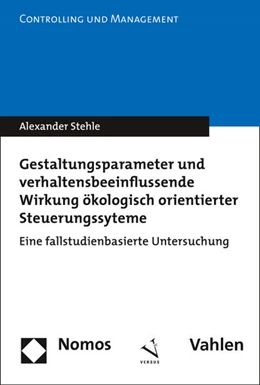 Abbildung von Stehle | Gestaltungsparameter und verhaltensbeeinflussende Wirkung ökologisch orientierter Steuerungssysteme | 1. Auflage | 2016 | 12 | beck-shop.de