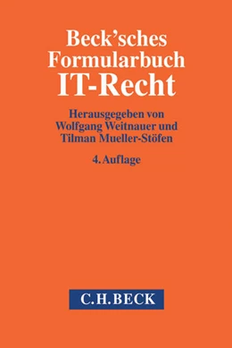 Abbildung von Beck'sches Formularbuch IT-Recht | 4. Auflage | 2017 | beck-shop.de