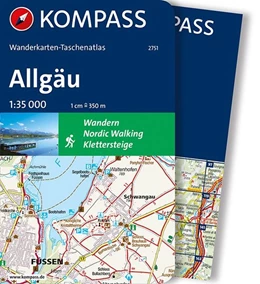 Abbildung von KOMPASS-Karten GmbH | KOMPASS Wanderkarten-Taschenatlas Allgäu 1:35.000 | 1. Auflage | 2016 | beck-shop.de