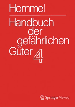 Abbildung von Hommel | Handbuch der gefährlichen Güter, Band 4: Merkblätter 1206 -1612 | 5. Auflage | 2016 | beck-shop.de