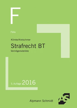 Abbildung von Klimke / Kretschmer | Fälle Strafrecht BT | 5. Auflage | 2016 | beck-shop.de