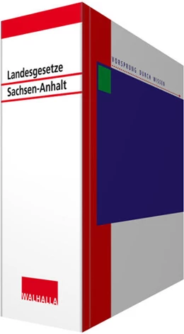 Abbildung von Will | Landesgesetze Sachsen-Anhalt • ohne Aktualisierungsservice | 1. Auflage | 2018 | beck-shop.de