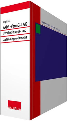 Abbildung von Kapinos | EALG - VermG - LAG • ohne Aktualisierungsservice | 1. Auflage | 2018 | beck-shop.de
