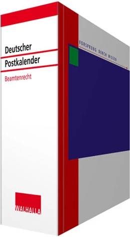Abbildung von Walhalla Fachredaktion | Deutscher Postkalender Beamtenrecht • ohne Aktualisierungsservice | 1. Auflage | 2018 | beck-shop.de