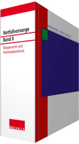 Abbildung von Notfallvorsorge Bd. II Wasserrecht und Hochwasserschutz • ohne Aktualisierungsservice | 1. Auflage | 2018 | beck-shop.de