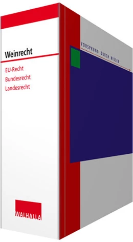 Abbildung von Weinrecht • ohne Aktualisierungsservice | 1. Auflage | 2018 | beck-shop.de