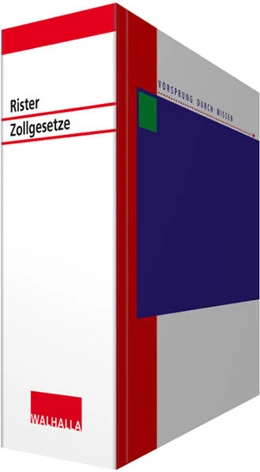 Abbildung von Rister Zollgesetze • ohne Aktualisierungsservice | 1. Auflage | 2018 | beck-shop.de