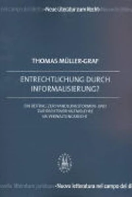 Abbildung von Müller-Graf | Entrechtlichung durch Informalisierung? | 1. Auflage | 2001 | beck-shop.de