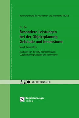 Abbildung von Besondere Leistungen bei der Objektplanung Gebäude und Innenräume | 1. Auflage | 2016 | 34 | beck-shop.de