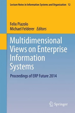 Abbildung von Piazolo / Felderer | Multidimensional Views on Enterprise Information Systems | 1. Auflage | 2016 | beck-shop.de