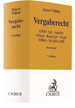 Abbildung von Ziekow / Völlink | Vergaberecht | 3. Auflage | 2018 | beck-shop.de