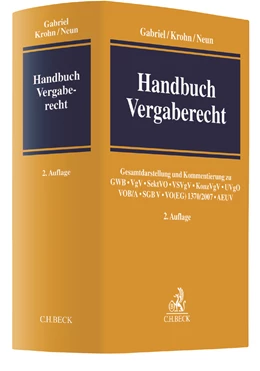Abbildung von Gabriel / Krohn | Handbuch Vergaberecht | 2. Auflage | 2017 | beck-shop.de
