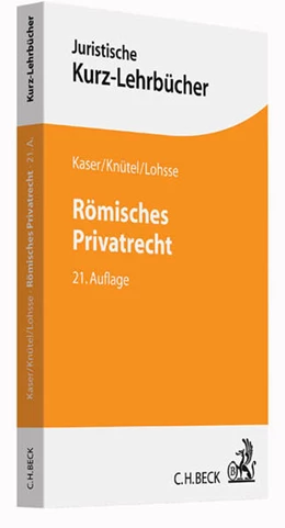 Abbildung von Kaser / Knütel | Römisches Privatrecht | 21. Auflage | 2017 | beck-shop.de