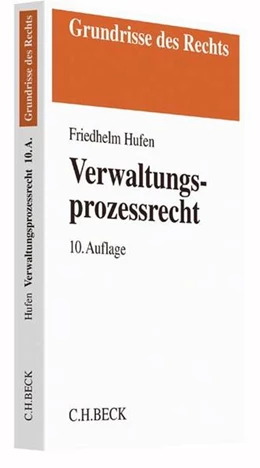 Abbildung von Hufen | Verwaltungsprozessrecht | 10. Auflage | 2016 | beck-shop.de