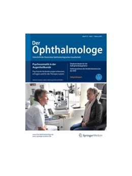 Abbildung von Der Ophthalmologe | 1. Auflage | 2018 | beck-shop.de