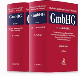 Abbildung von Michalski / Heidinger | Kommentar zum Gesetz betreffend die Gesellschaften mit beschränkter Haftung (GmbH-Gesetz) | 3. Auflage | 2017 | beck-shop.de