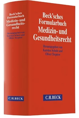 Abbildung von Beck'sches Formularbuch Medizin- und Gesundheitsrecht | 1. Auflage | 2017 | beck-shop.de