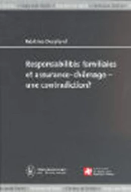 Abbildung von Despland | Responsabilité familiales et assurance-chômage - une contradiction? | 1. Auflage | 2001 | beck-shop.de