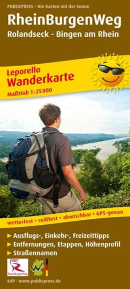 Abbildung von RheinBurgenWeg Wanderkarte 1 : 25 000 | 3. Auflage | 2016 | beck-shop.de