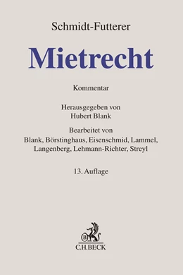 Abbildung von Schmidt-Futterer | Mietrecht: MietR | 13. Auflage | 2017 | beck-shop.de