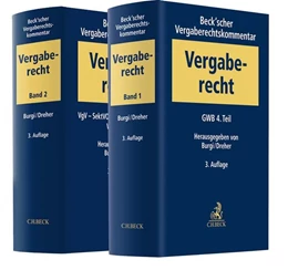 Abbildung von Beck'scher Vergaberechtskommentar - Zweibändige Ausgabe | 3. Auflage | | beck-shop.de