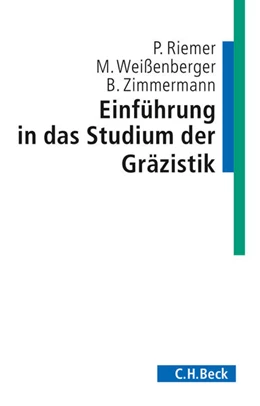 Abbildung von Einführung in das Studium der Gräzistik | 2. Auflage | 2017 | beck-shop.de