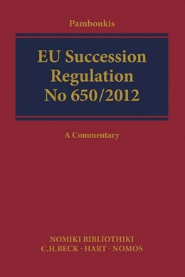 Abbildung von Pamboukis | EU Succession Regulation No 650/2012 | 1. Auflage | 2017 | beck-shop.de