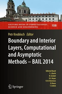 Abbildung von Knobloch | Boundary and Interior Layers, Computational and Asymptotic Methods - BAIL 2014 | 1. Auflage | 2016 | beck-shop.de