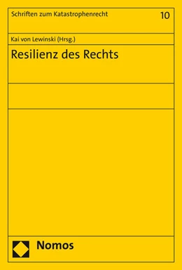 Abbildung von Lewinski | Resilienz des Rechts | 1. Auflage | 2016 | 10 | beck-shop.de