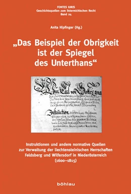 Abbildung von Hipfinger | »Das Beispiel der Obrigkeit ist der Spiegel des Unterthans« | 1. Auflage | 2016 | beck-shop.de
