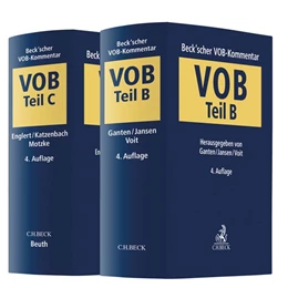 Abbildung von Beck'scher VOB-Kommentar | 4. Auflage | 2019 | beck-shop.de