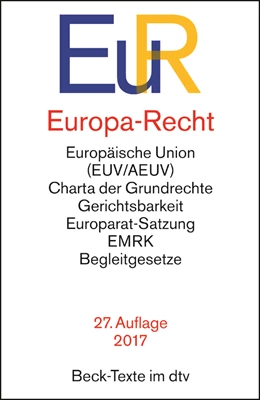 Abbildung von Europa-Recht: EuR | 27. Auflage | 2017 | 5014 | beck-shop.de